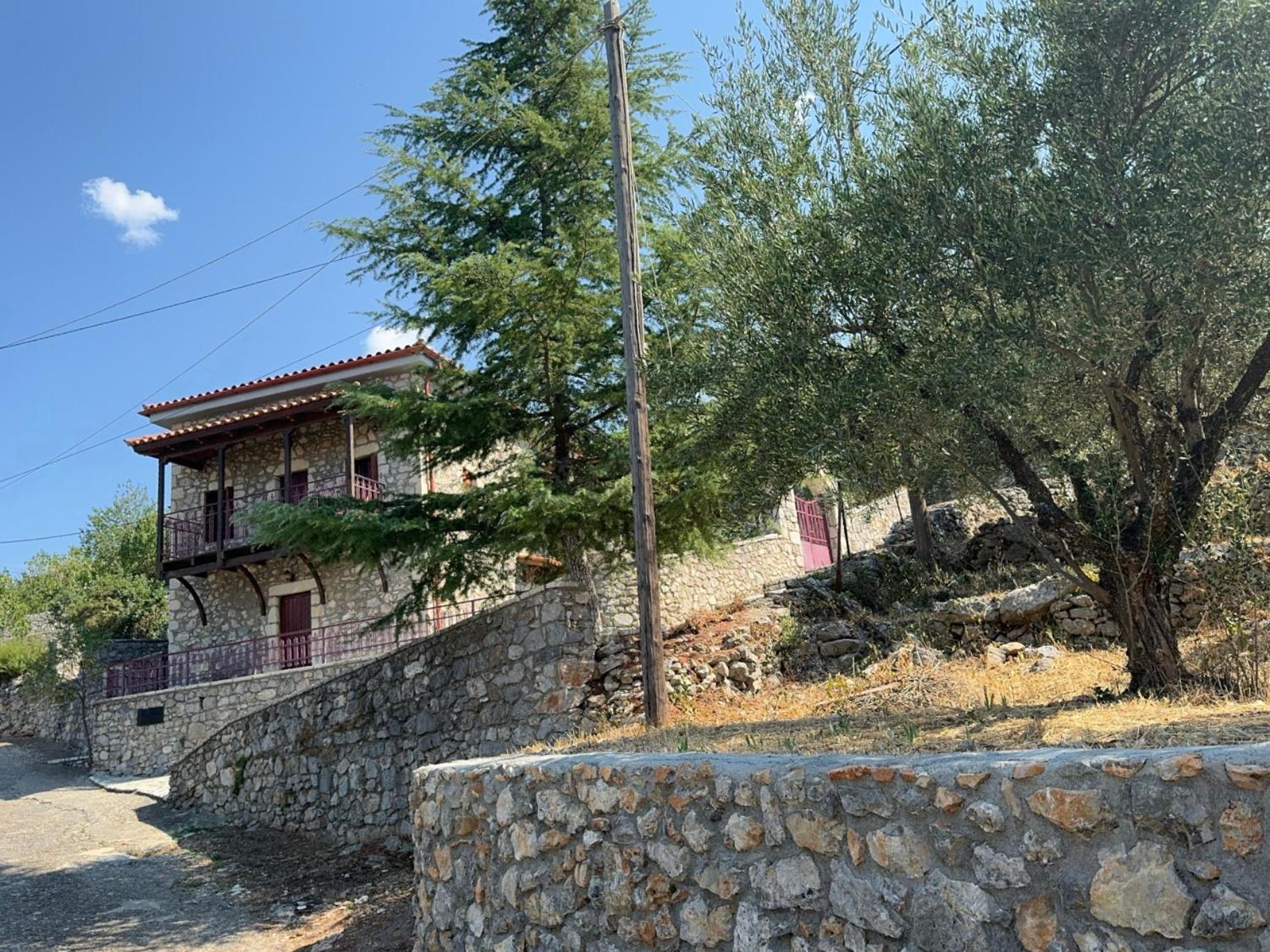 Terra Petra Villa At Psari Trikolonon Gortynia Psarion Exterior photo